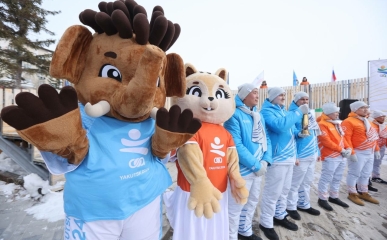 В Якутии стартовала эстафета огня VIII Игр «Дети Азии»